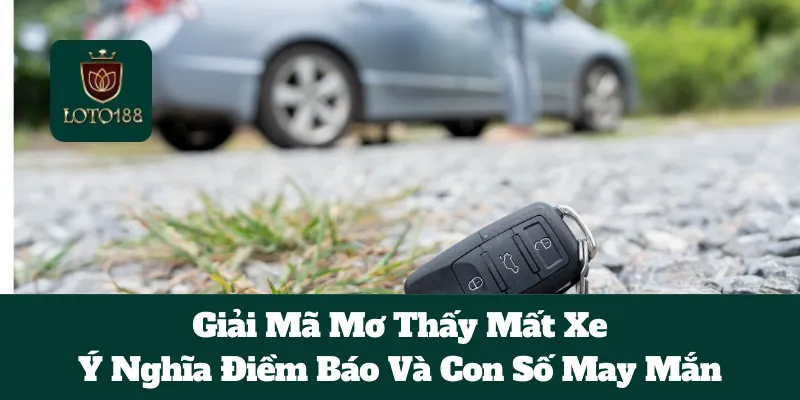 Giải Mã Mơ Thấy Mất Xe: Ý Nghĩa Điềm Báo Và Con Số May Mắn