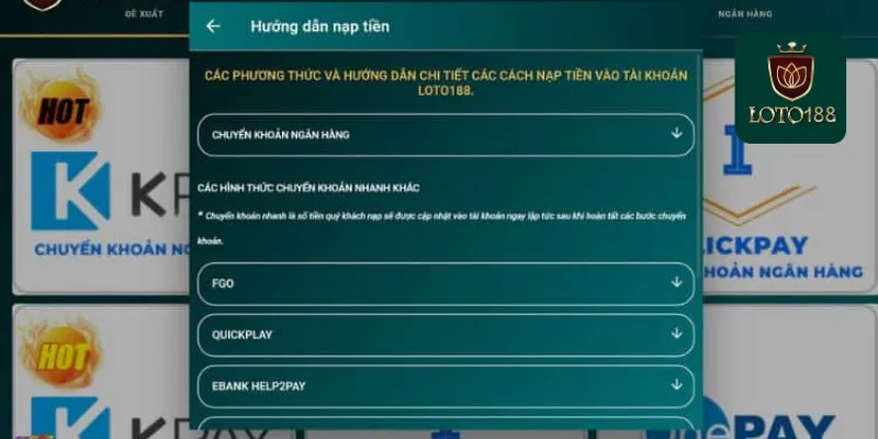 Hướng Dẫn Nạp Tiền Loto188 An Toàn Và Bảo Mật 3 Cách bảo mật tài khoản loto188 khi nạp tiền